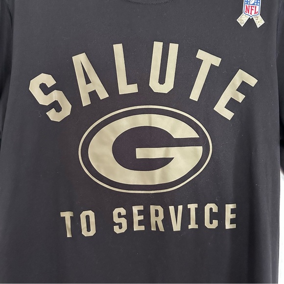 Nike NFL Salute to Service Dri Fit jersey Medium Green Bay Packers - Picture 3 of 7